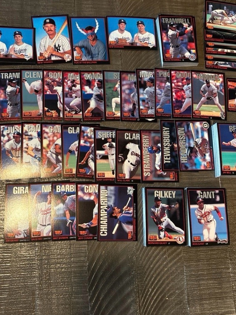 1993 200+ card lot Donruss Triple Play